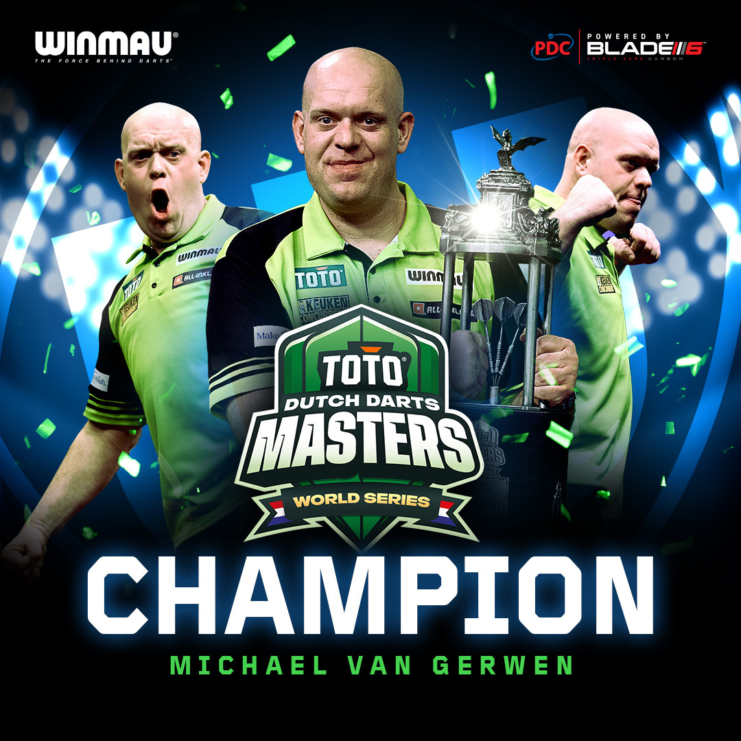 Red Dragon Darts MVG wins the TOTO Dutch Darts Masters🏆🎯 Milled