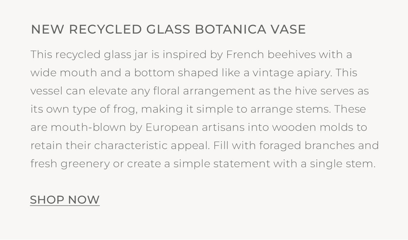 Bloomist, Inc Force Branches to Bloom in Recycled Glass Milled