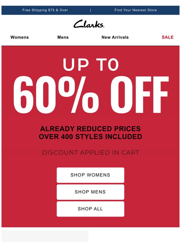 RIGHT NOW: Up to 60% OFF