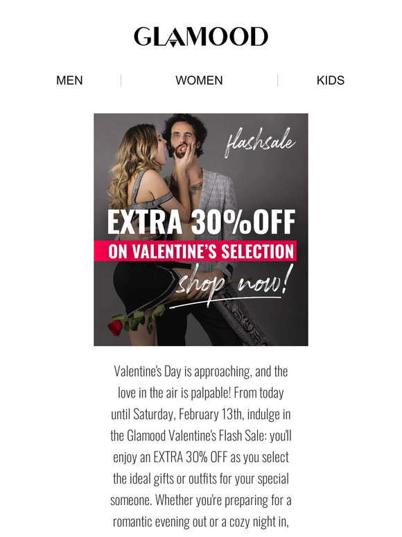 glamood: SALES UP TO 75% OFF + EXTRA 30% OFF with Promocode