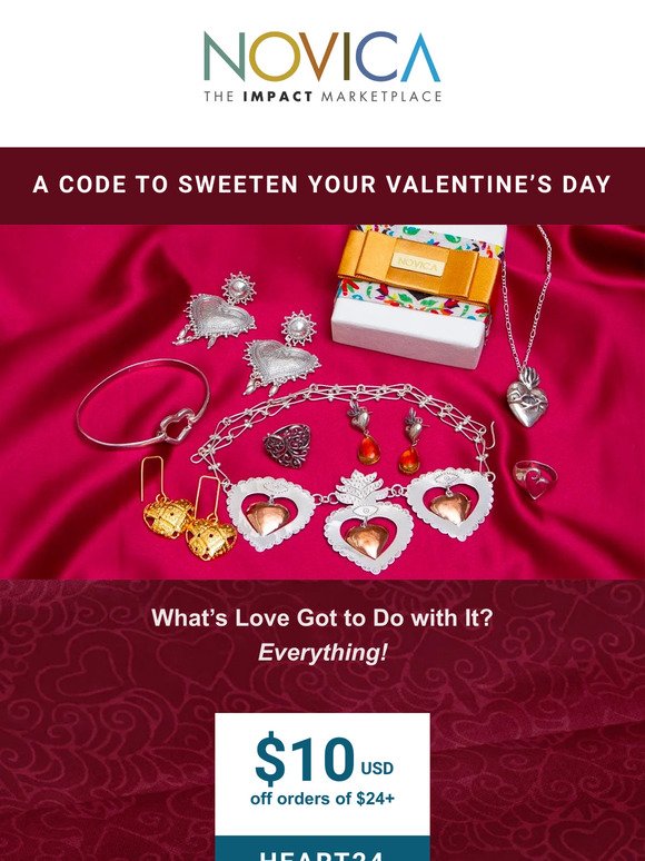 Your $10 Valentine’s code expires TOMORROW!