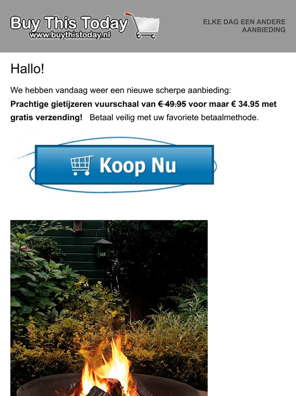 Nieuwsbrief van Buythistoday