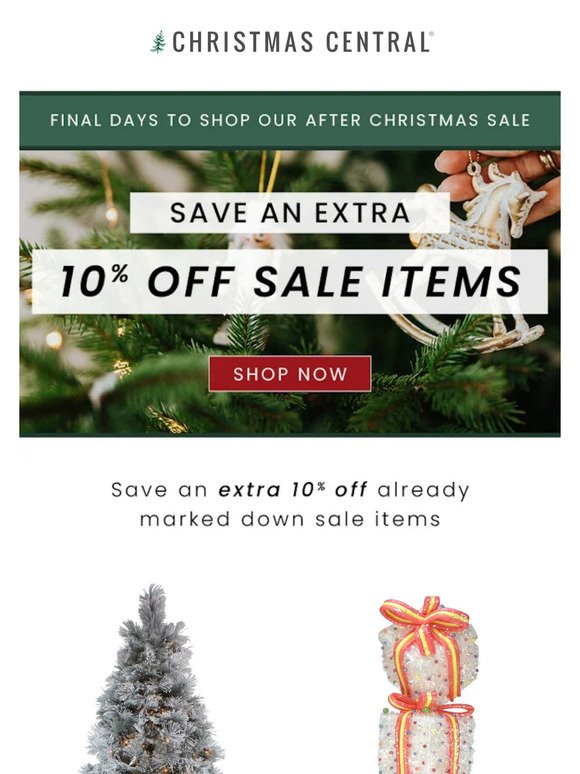 Limited Time Only! Save an Extra 10% on Sale Items