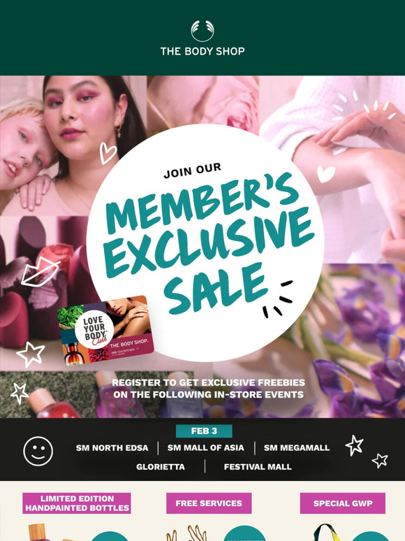 YOU'RE INVITED​ 🥳​​  Join our Member's Exclusive Sale on Feb 3 💚