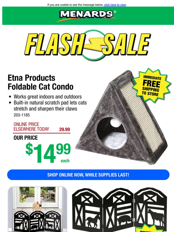 Menards Portable Dog Crate ONLY 19.99! Milled