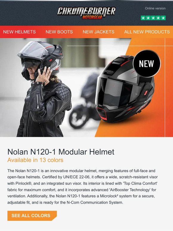 New: Nolan N120-1 Modular Helmet
