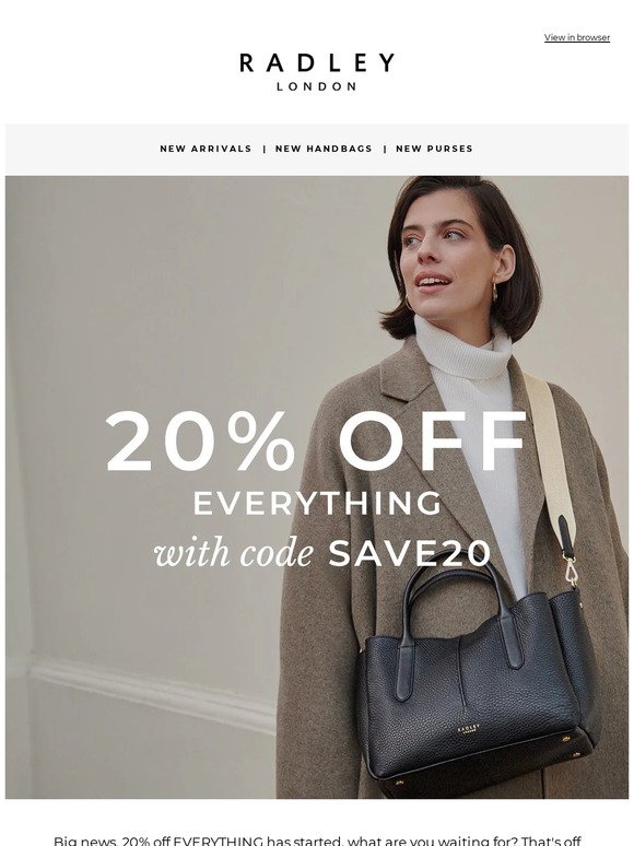 Our offer just got BETTER. 20% off EVERYTHING