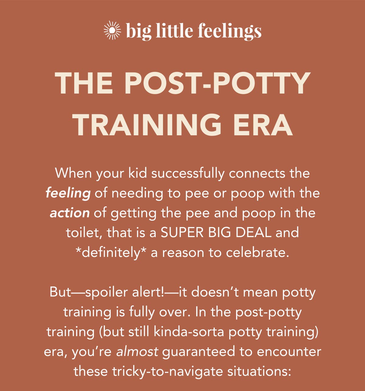 Big Little Feelings: The Post-Potty Training Era | Milled