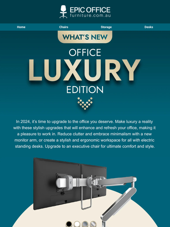 What's new: get a luxury office upgrade ✨