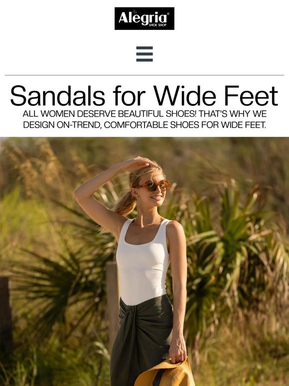 Our Best Sandals for Wide Feet