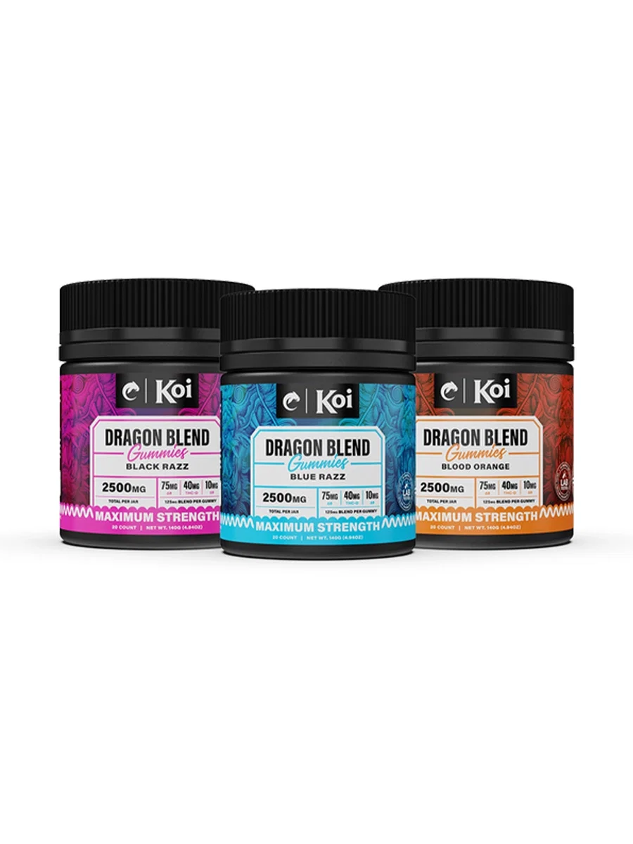 Image of Koi Dragon Blend Gummies 2500mg