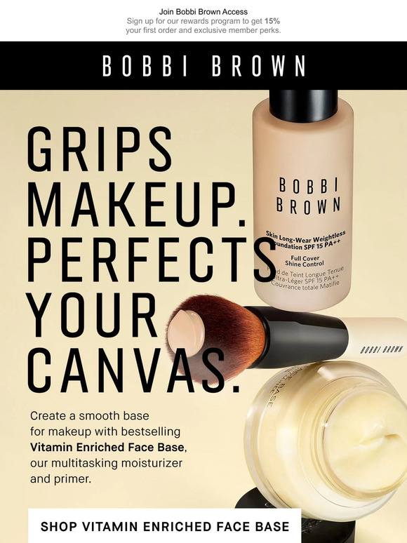 Bobbi Brown: Perfect priming: Vitamin Enriched Face Base | Milled