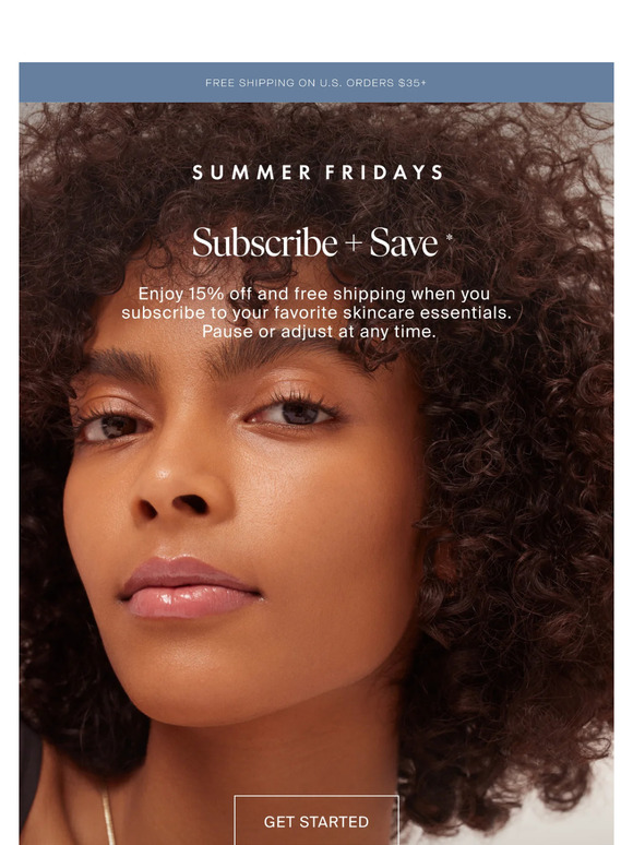 Summer Fridays Subscribe + Save 15 Milled