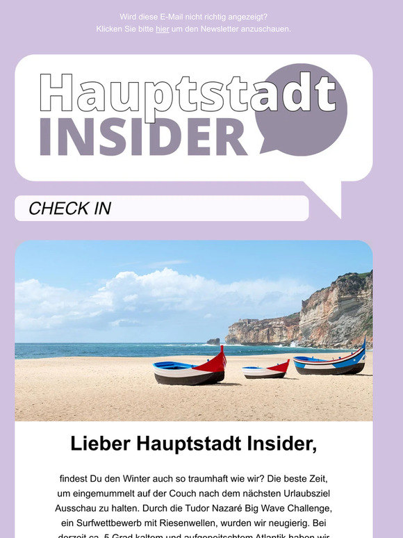 HAUPTSTADT INSIDER: Wo die Sonne im Atlantik versinkt 🌞