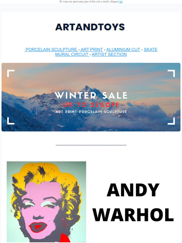 WINTER SALE: Print by ANDY WHAROL 😍