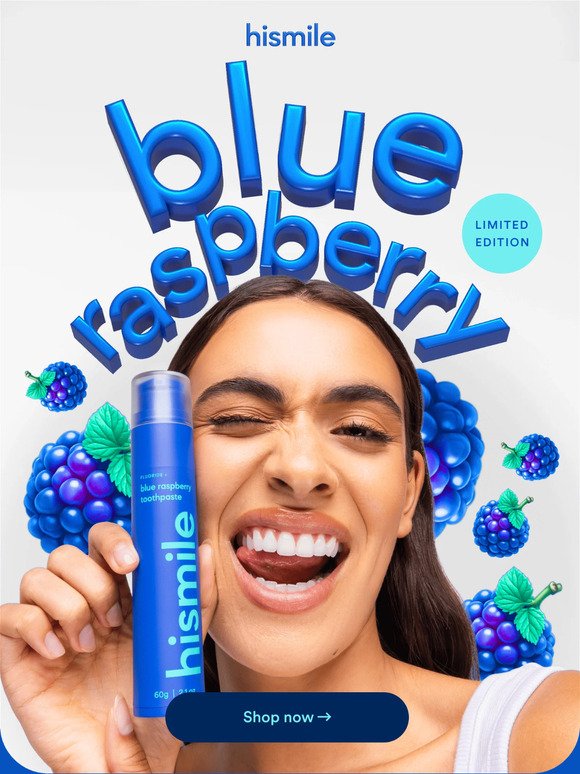 LAUNCH: BLUE RASPBERRY TOOTHPASTE