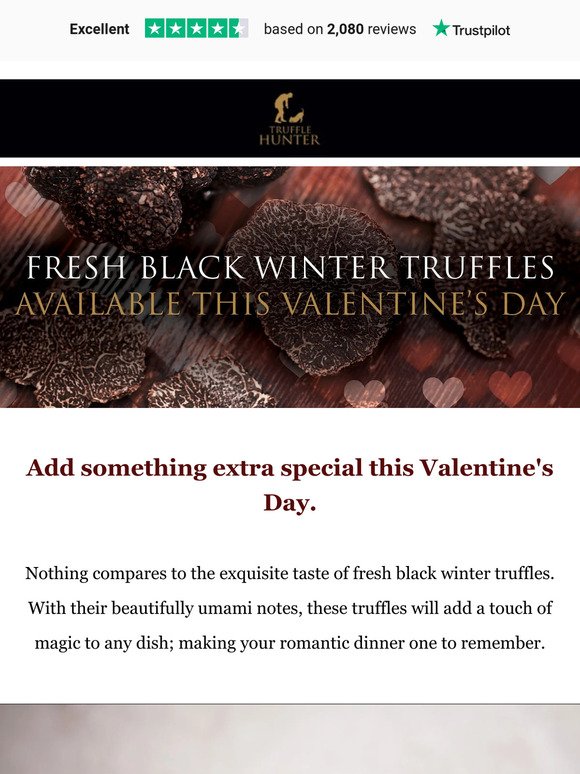 Order Fresh Truffles For Valentine's Day 🥰