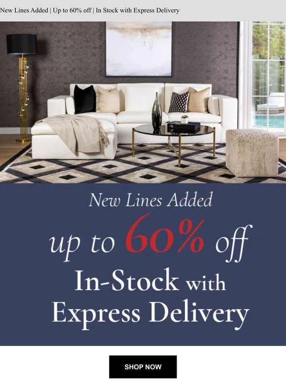 In Stock with Express Delivery | New Lines Added