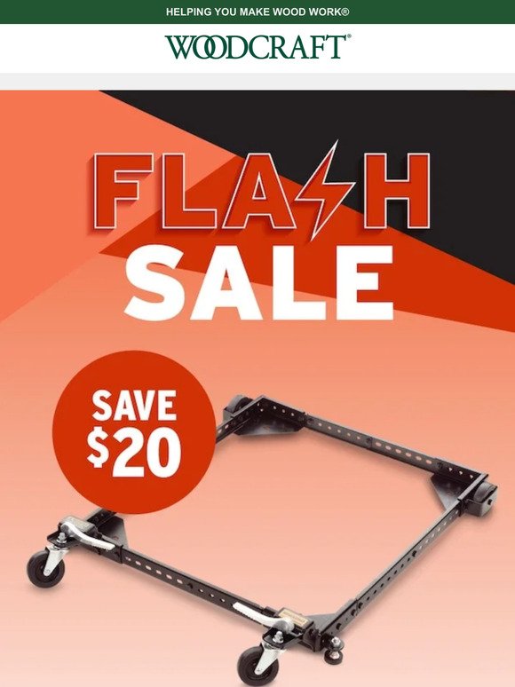 Get the Most Out of Your Shop's Space — Today's Flash Deal to the Rescue!
