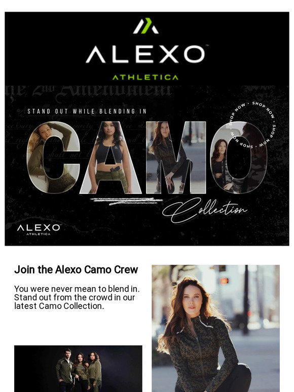 Alexo Athletica: ALL NEW Conceal & Carry Camo Collection | Milled