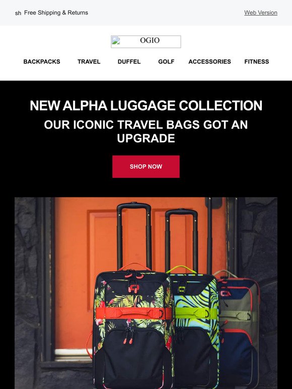 Our Iconic Travel Bags Got An Upgrade | Shop Alpha Luggage