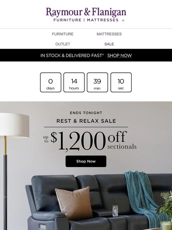 ENDS TONIGHT: Incredible deals on relaxing furniture