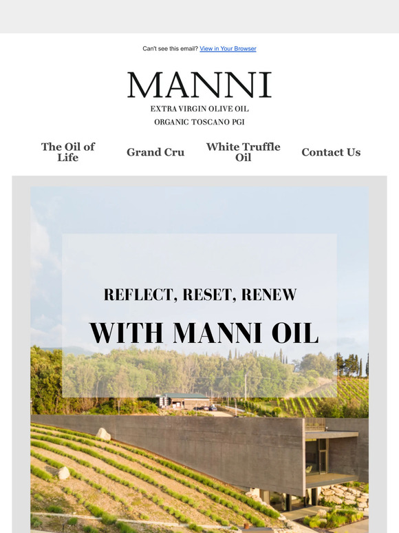 Reflect, Reset, Renew with MANNI Oil
