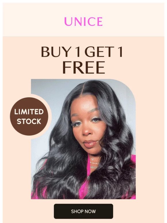 Limited stock available: Buy 1 Get 1 Free! 