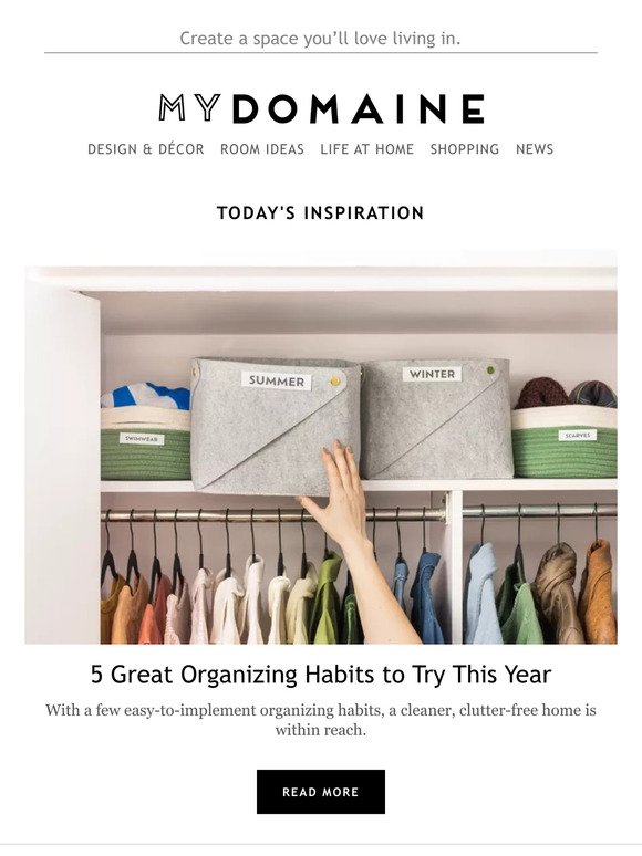 5 Great Organizing Habits to Try This Year