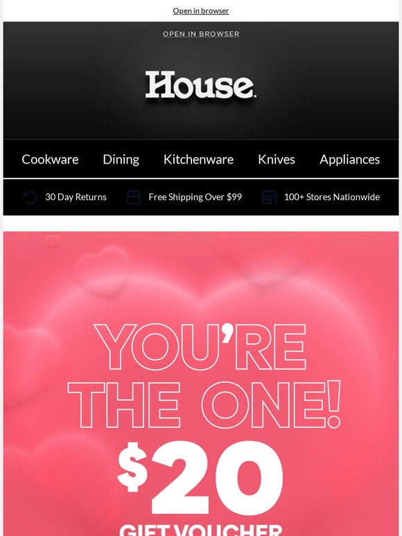 $20 VOUCHER INSIDE | You'll want to open this email