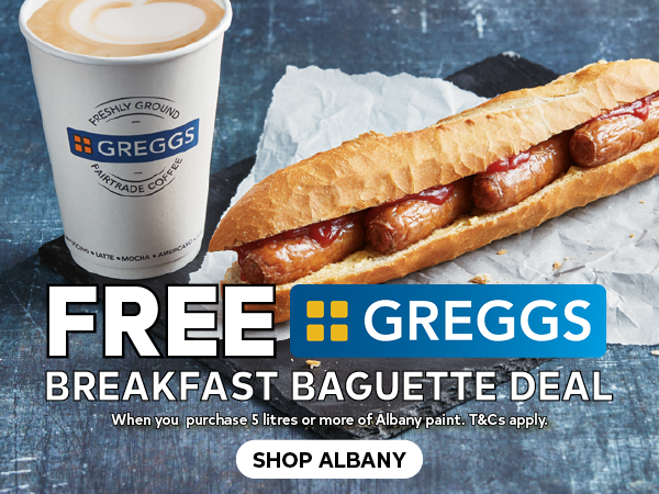 Greggs is giving away free breakfasts and hot drinks over