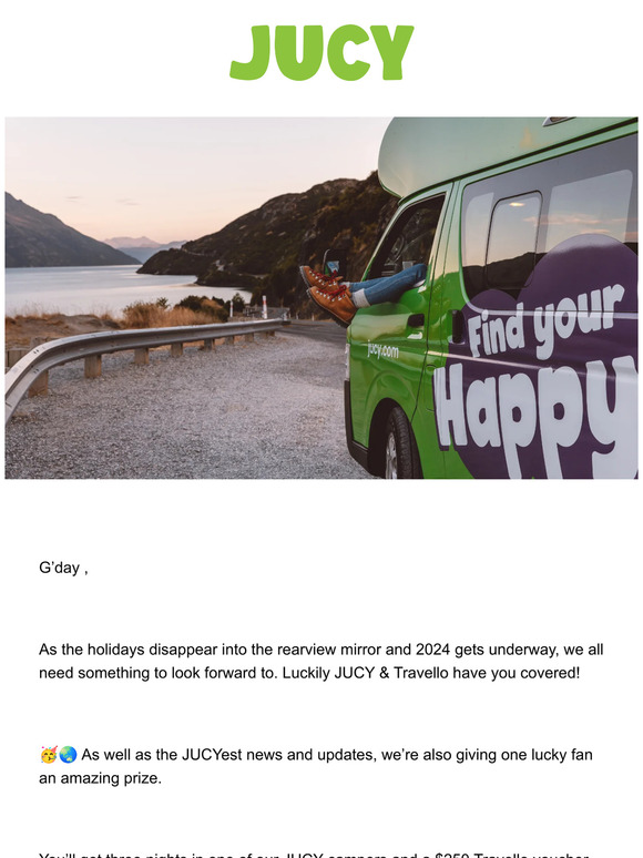 🎉WIN camper hire & activities with JUCY and Travello🚐✨