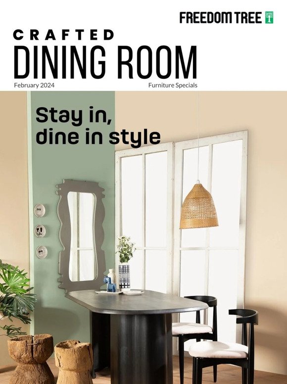 Crafted Dining Room