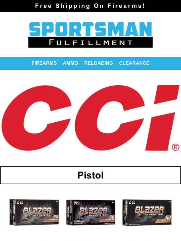 Truckload Pricing On CCI Pistol & Rimfire Fuel! 🚚