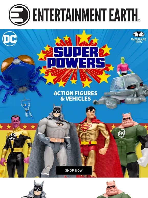 New DC Super Powers Figs - Swoop In & Grab 'Em Now