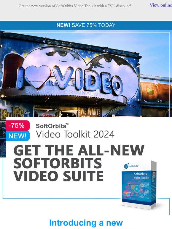 Softorbits Interface SoftOrbits: The New SoftOrbits Video Toolkit 2024 ️ is Out and on Fire ...