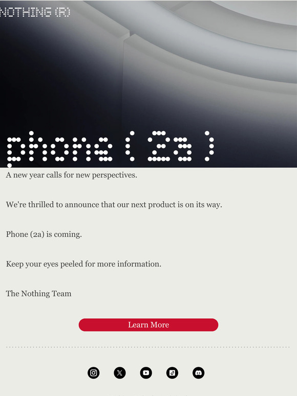 Phone (2a) is coming.