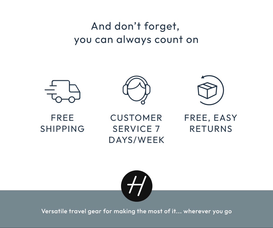And don't forget, you can always count on amazing customer service