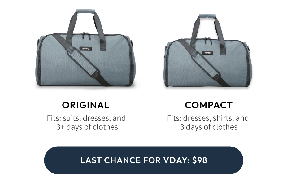 Comes in Original and Compact: Last Chance For Vday