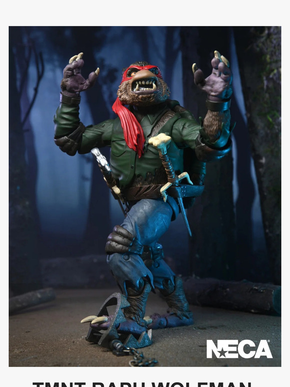 Amok Time Toys: New TMNT Monsters Raph as the Wolfman IN STOCK NOW ...