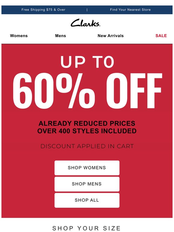 ACT NOW: Styles starting at $41.99 WON'T last