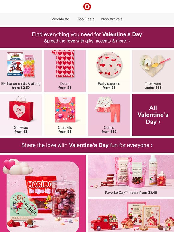 Get ready for Valentine's Day with everything you need 💕