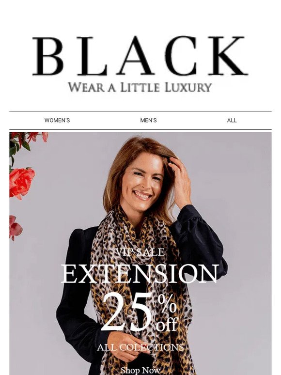 VIP Sale Extension | Enjoy 25% off all collection