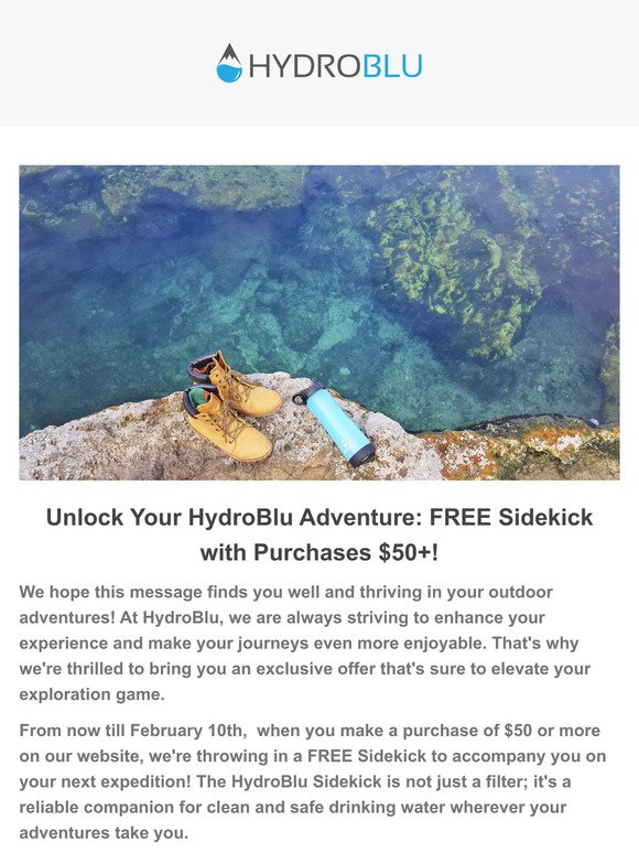 Free SideKick with Purchases $50+!