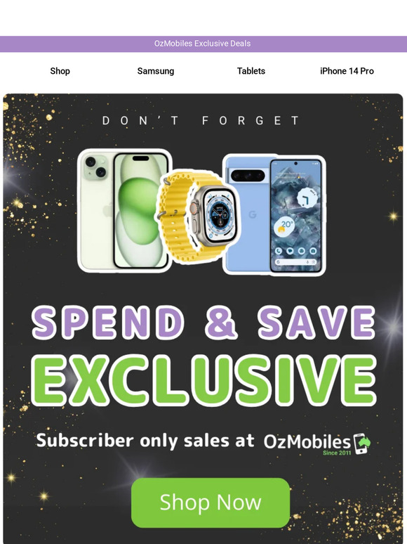 💥 Spend & Save 💥