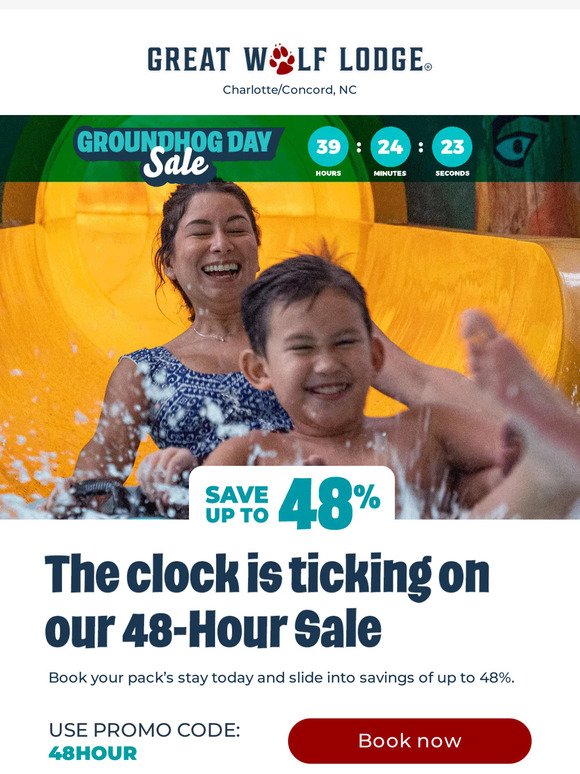 Our Groundhog Day sale is here – but only for 48 hours
