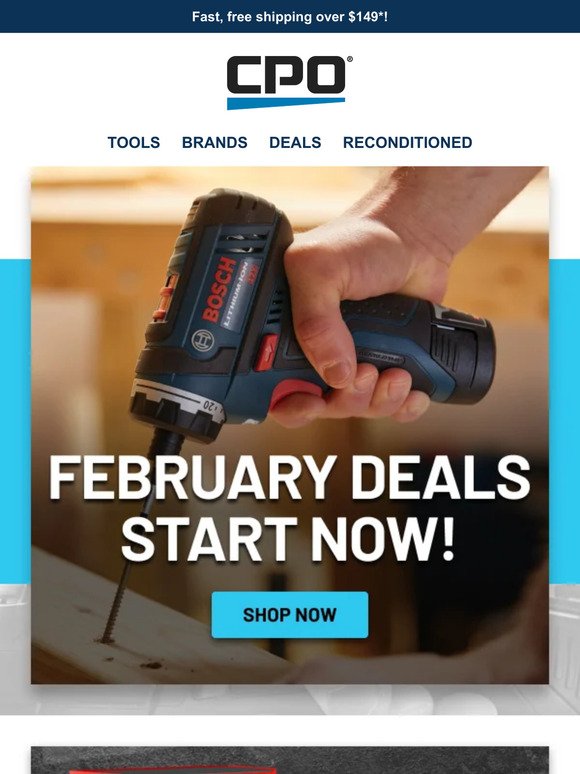 February Deals Kick Off Today - Shop Now and Save Big!