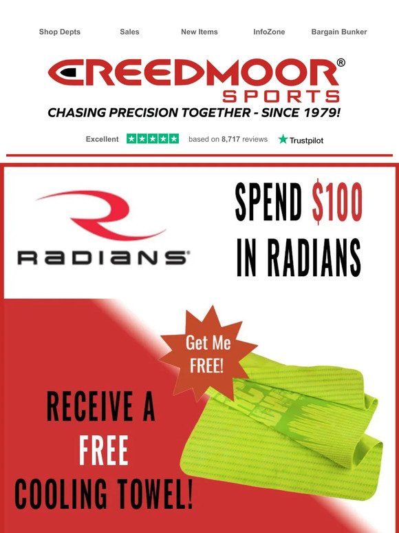 Check Out This Deal On Radians Purchase!