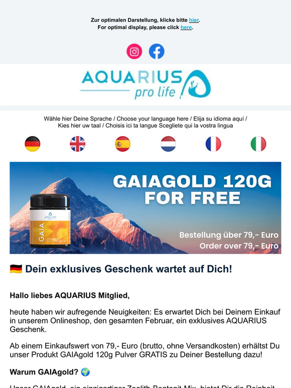 💙Dein persönliches AQUARIUS Geschenk🎁 Exclusive AQUARIUS gift awaits you💦