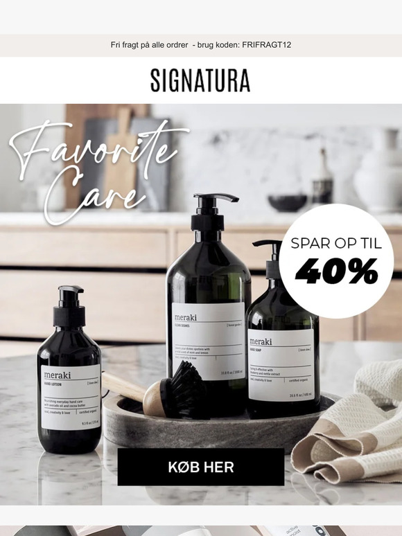 Favorite Care 🤍 Spar op til 40% | Flere nye tilbud